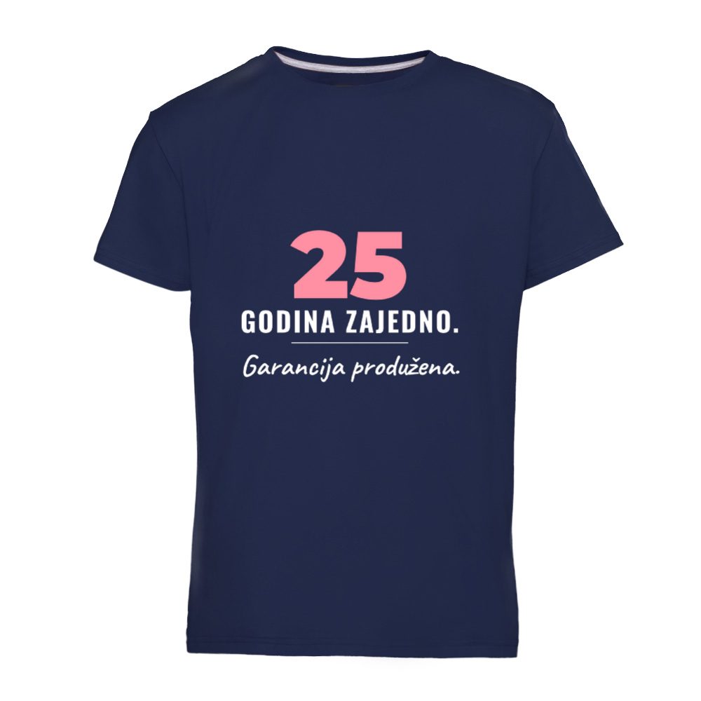 25 godina zajedno. Garancija produžena – majica