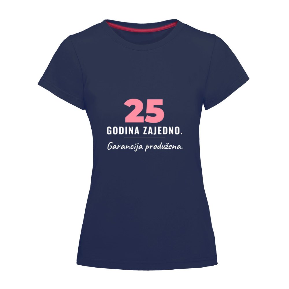 25 godina zajedno (ženska) – ženska majica