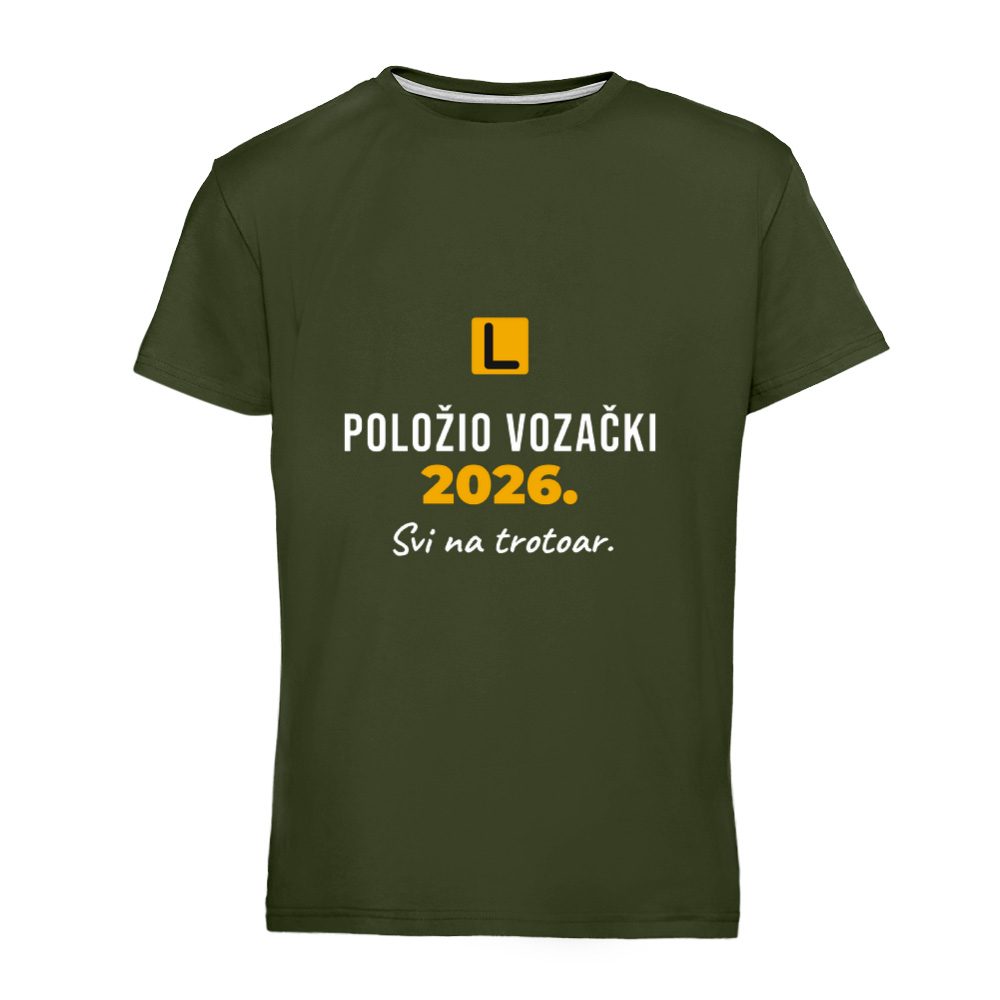 Položio vozački 2026 – majica