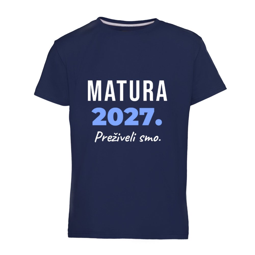 Matura 2027. Preživeli smo – majica za maturante
