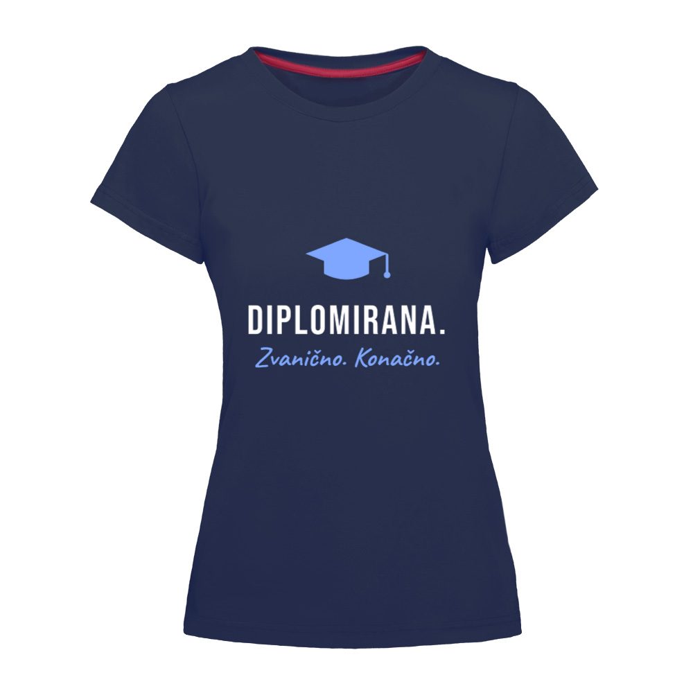 Diplomirana. Zvanično. Konačno – ženska majica