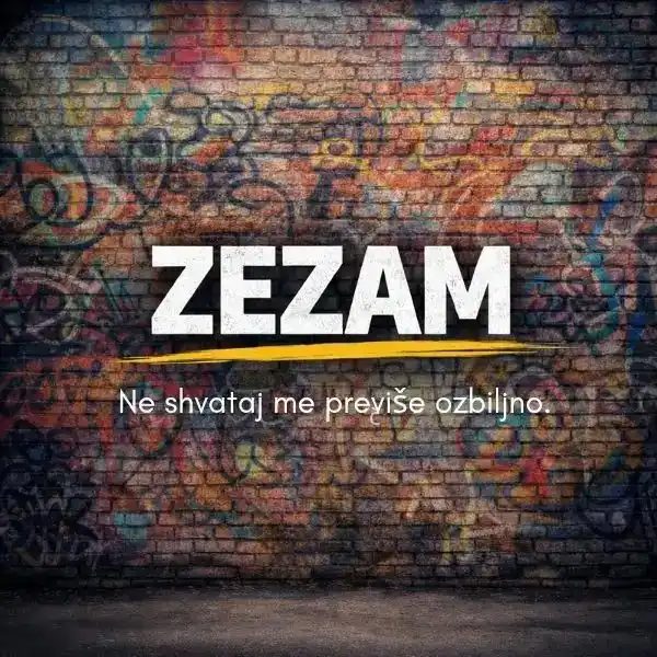 Zezam krle dizajn kolekcija majica sa duhovitim natpisima